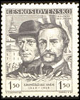 100. výročí Kroměřížského sněmu - 1,50 Kčs šedočerná