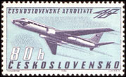 40. výročí Československých aerolinií - letadlo TU-104