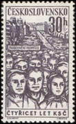 40. výročí založení KSČ -  manifestace