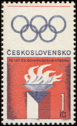 70. výročí založení Čs. olympijského výboru - olimpijský oheň