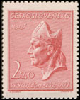 950. výročí smrti sv. Vojtěcha - 2,40 Kčs červená