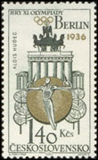 Čs. olympijská vítězství -  Berlín 1936 - vítězství A. Hudce