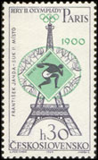 Čs. olympijská vítězství - Paříž 1900 - stříbro F. Jandy-Suka
