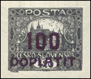 Doplatní - výpotřební vydání (Hradčany) - 100/120 h šedá