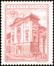 Mezinárodní výstava poštovní známke PRAGA 1955 - palác U Hybernů