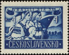 Návrat Čechů a Slováků do vlasti - 4 + 4 Kčs modrá