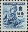 Německý červený kříž (3. vydání) - 60h+40h modrá