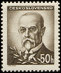 Portréty - T. G. Masaryk - 50 h tmavohnědá