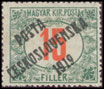 Pošta československá 1919 - Doplatní známky z let 1915 - 1918 - 15 f zelená