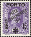 Pošta československá 1919 - Doplatní známky z roku 1916 - 1917 - 15/36 h fialová