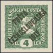 Pošta československá 1919 - Novinové známky z roku 1916 - 4 h zelená