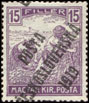 Pošta československá 1919 - Výplatní známky z let 1916 - 1918 - 15 f fialová