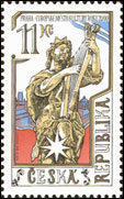 Praha - Evropské město kultury roku 2000 - Socha krále Davida