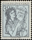 Pražské jaro 1955 - postava s houslemi