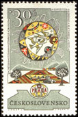 Světová výstava poštovních známke PRAGA 1962 - mechanizované zemědělství