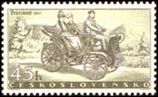 Vývoj výroby automobilů v Československu - automobil President z r. 1897