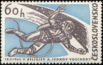 Výzkum vesmíru - Voschod 2 a Gemini 3 - A. leonove ve volném kosmu