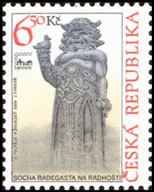 Evropská výstava poštovních známek Brno 2005 - Socha Radegasta na Radhošti